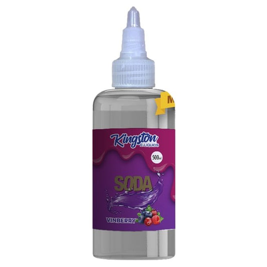 Kingston E-liquids Soda 500ml Shortfill - Power Vape Shop