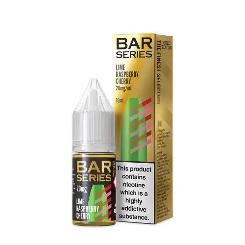 Lime Raspberry Cherry Nic Salt E - Liquid by Bar Series Gold Edition 10ml - Power Vape Shop