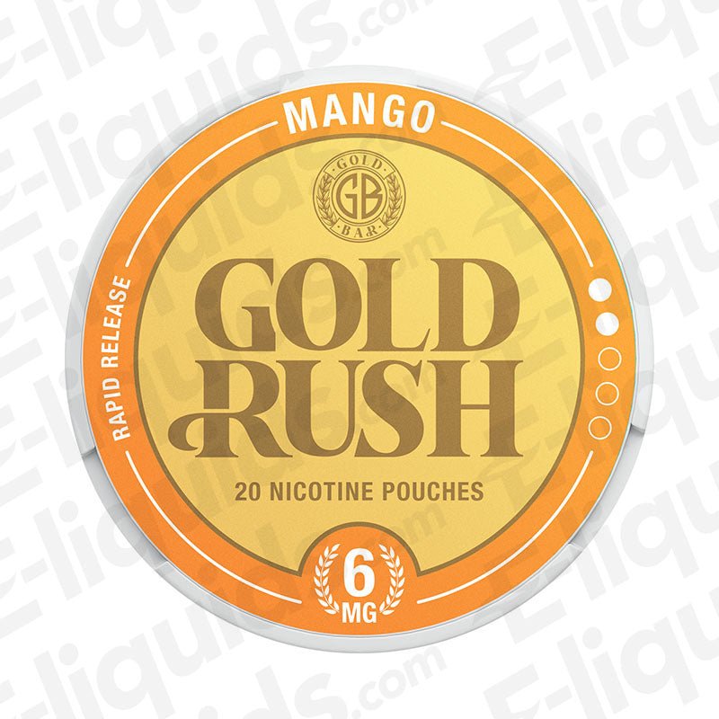 Mango Gold Rush Nicotine Pouches by Gold Bar - Power Vape Shop