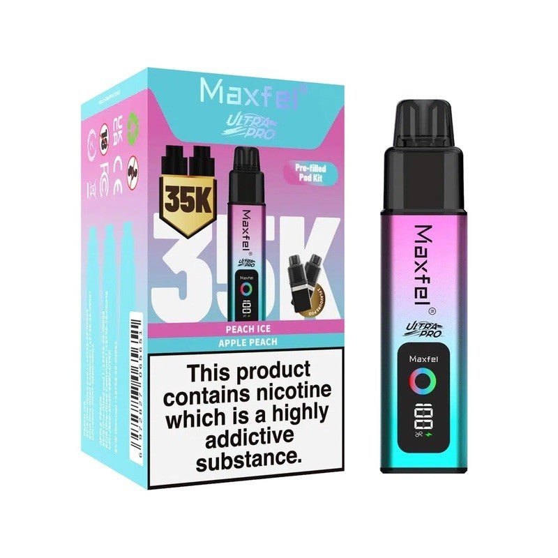 Maxfel Ultra Pro 35K Prefilled Pod Kit | Dual Flavours Maxfel Ultra Pro 35K Prefilled Pod Kit | Dual Flavours
