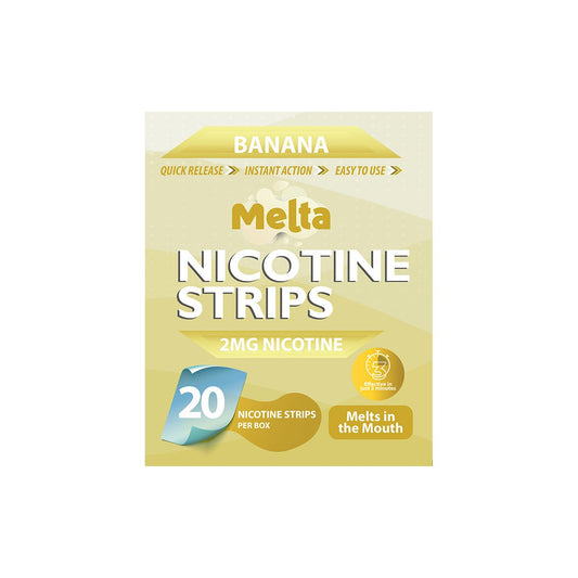 Melta Banana Nicotine Strips - Power Vape Shop