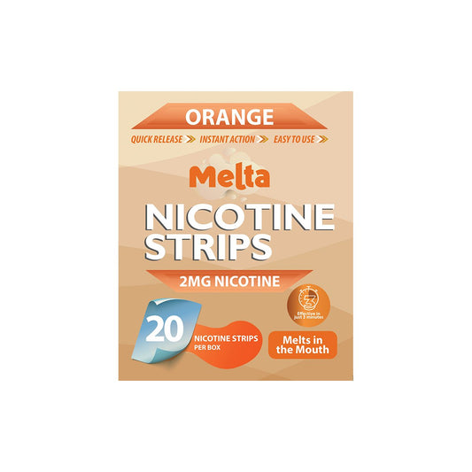 Melta Orange Nicotine Strips - Power Vape Shop