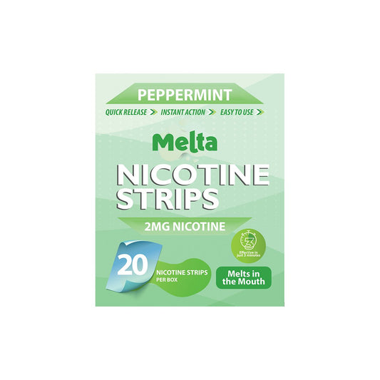 Melta Peppermint Nicotine Strips - Power Vape Shop