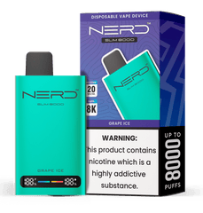 Nerd Slim 8000 Disposable Vape Device Kit - Power Vape Shop