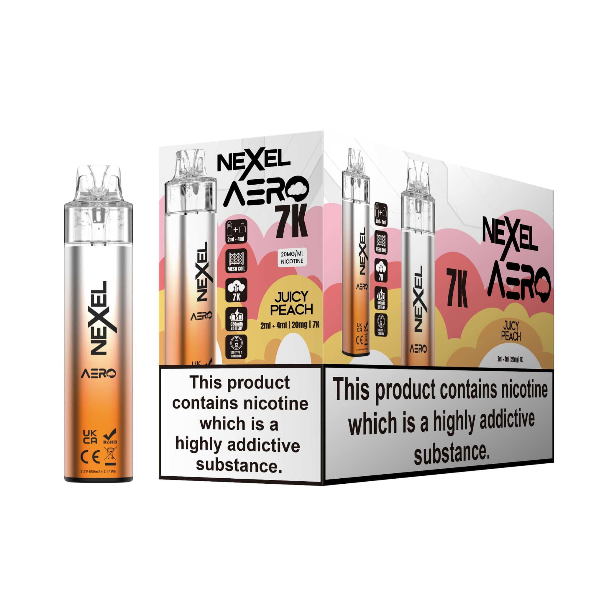 Nexel Aero 7k Prefilled Pod Vape Kit - Power Vape Shop
