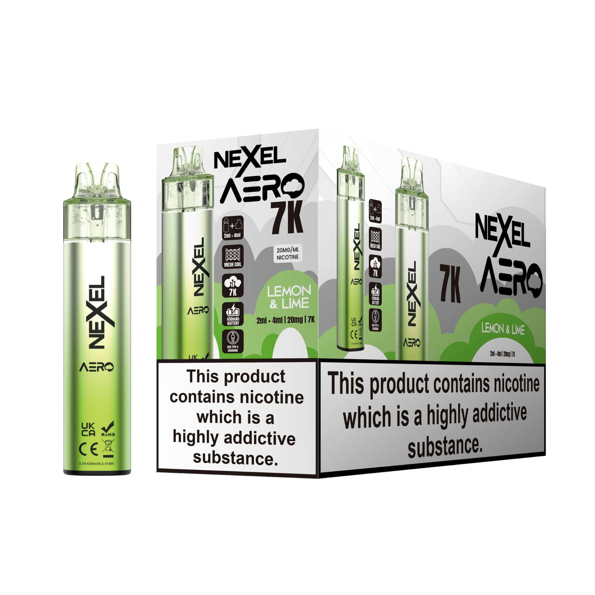 Nexel Aero 7k Prefilled Pod Vape Kit - Power Vape Shop