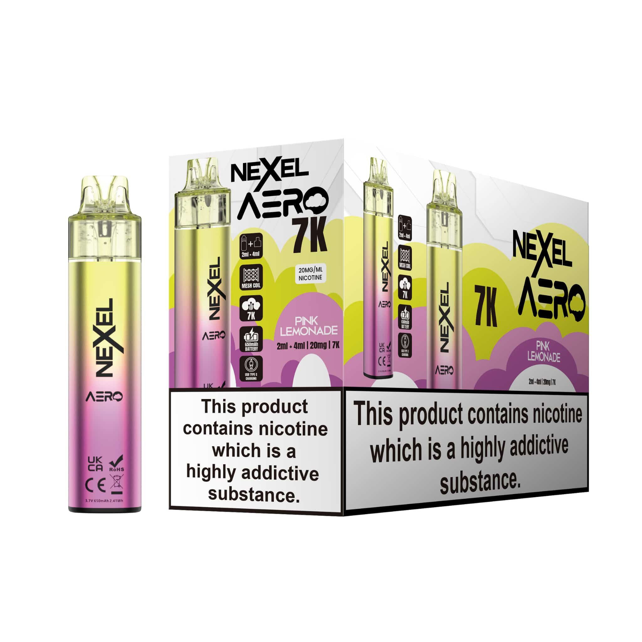 Nexel Aero 7k Prefilled Pod Vape Kit - Power Vape Shop