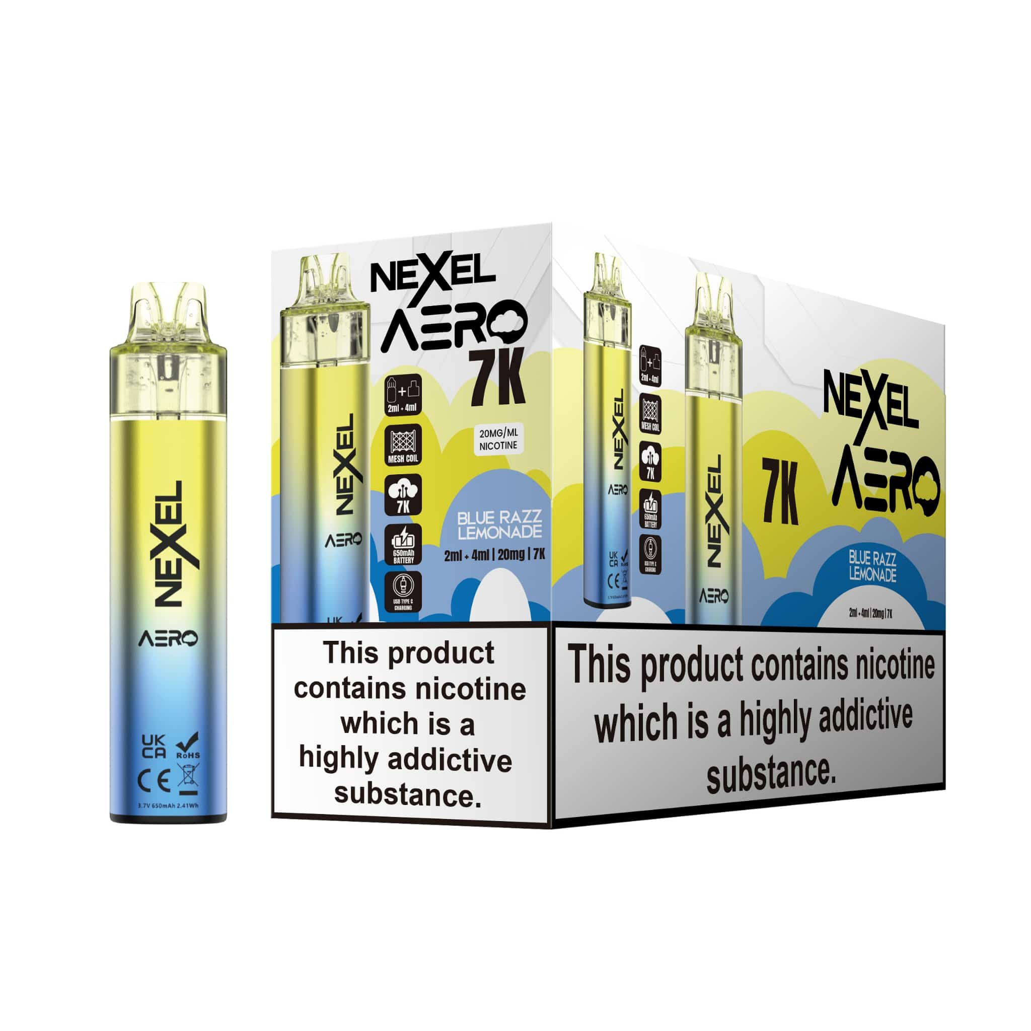 Nexel Aero 7k Prefilled Pod Vape Kit - Power Vape Shop