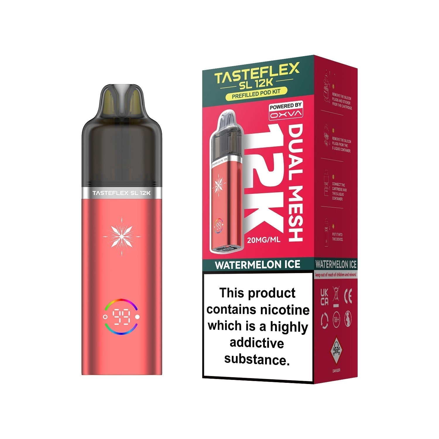 Oxva Tasteflex SL 12k Prefilled Pod Kit - Power Vape Shop