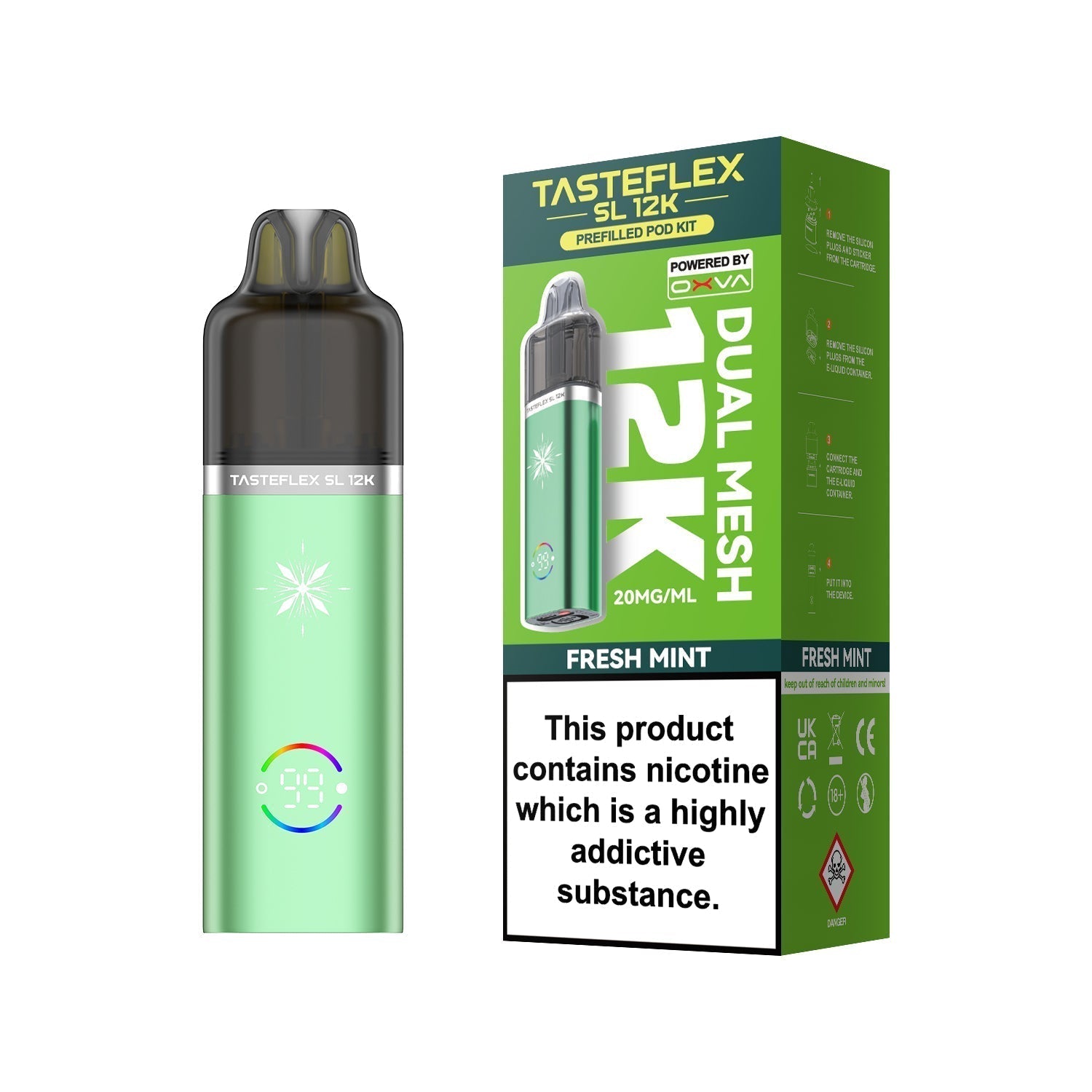 Oxva Tasteflex SL 12k Prefilled Pod Kit - Power Vape Shop