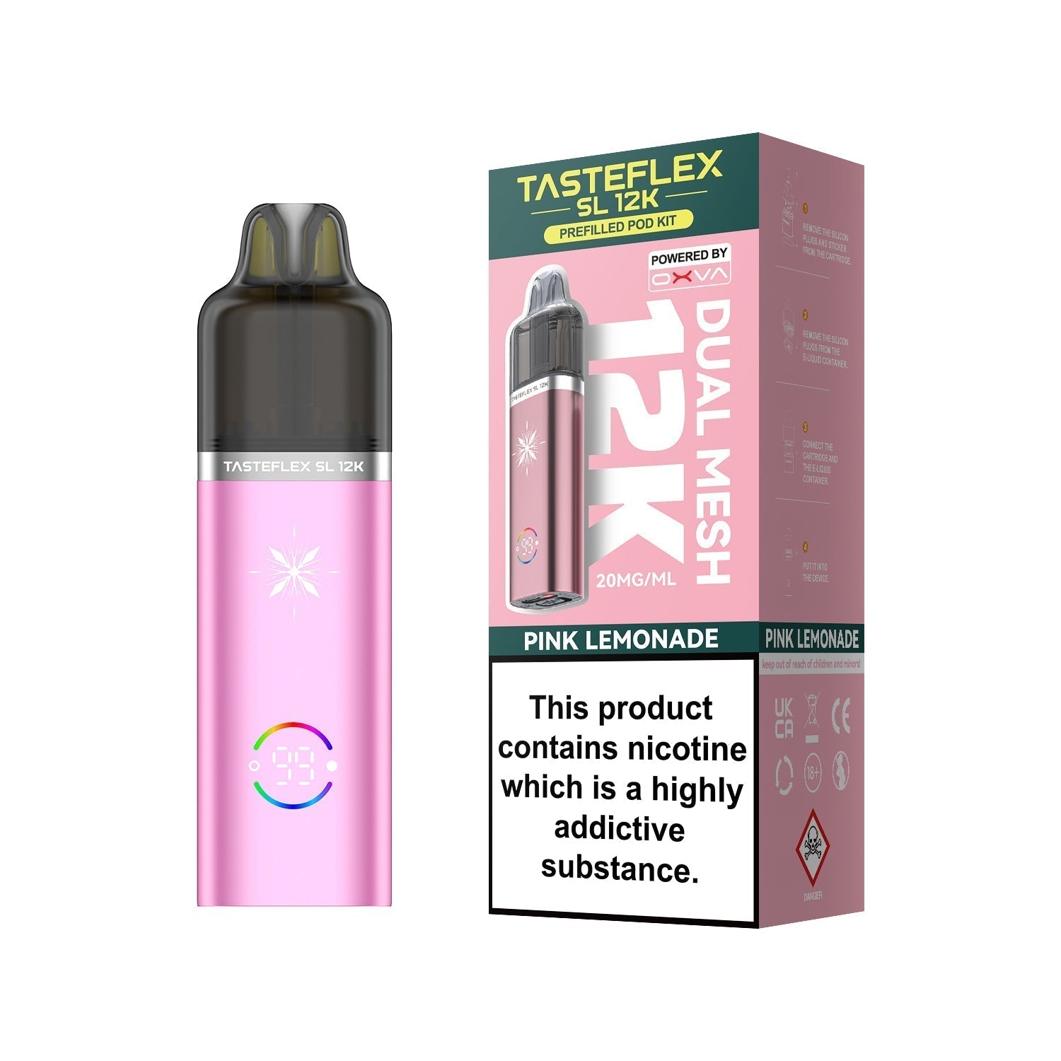 Oxva Tasteflex SL 12k Prefilled Pod Kit - Power Vape Shop