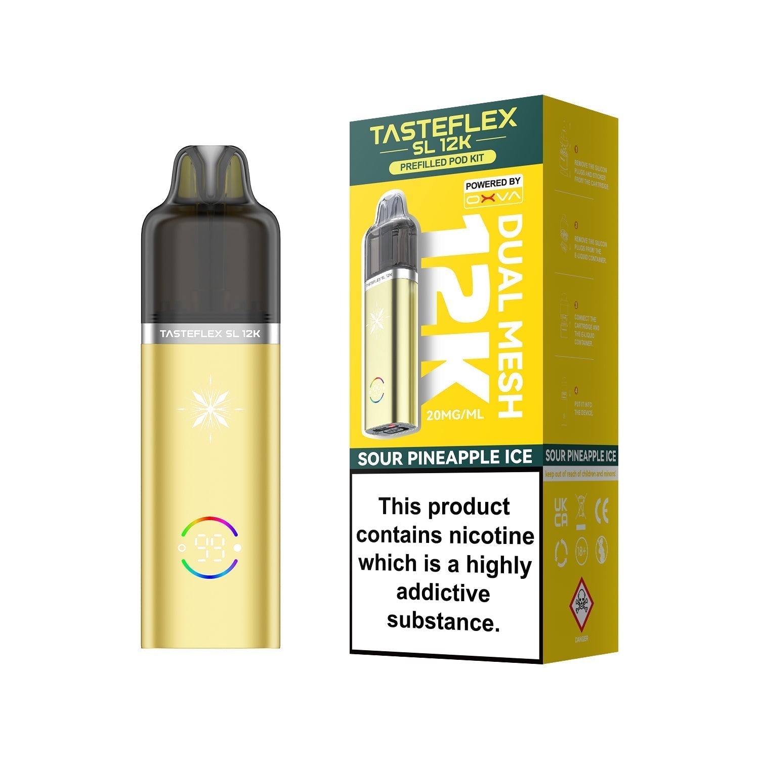 Oxva Tasteflex SL 12k Prefilled Pod Kit - Power Vape Shop