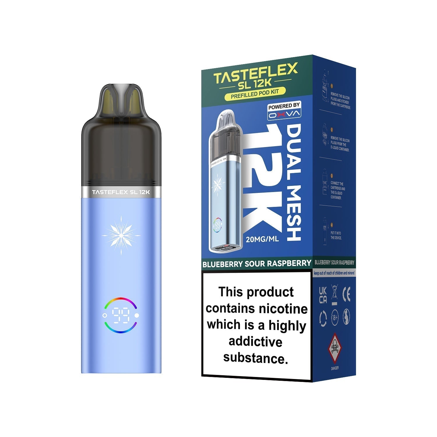 Oxva Tasteflex SL 12k Prefilled Pod Kit - Power Vape Shop