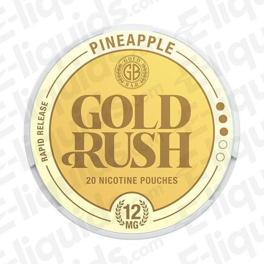 Pineapple Gold Rush Nicotine Pouches by Gold Bar - Power Vape Shop