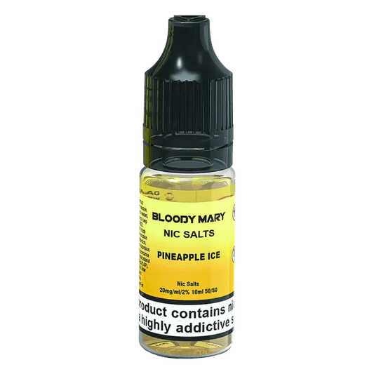 Pineapple Ice Nic Salt E-Liquid by Bloody Bar 10ml - Power Vape Shop