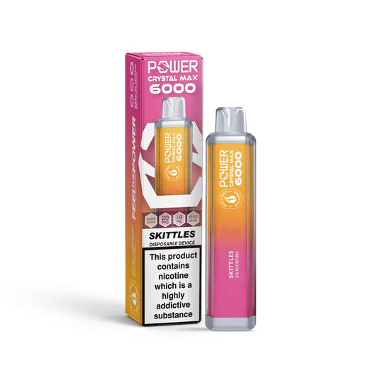 Power Crystal Max 6000 Skittles - Power Vape Shop