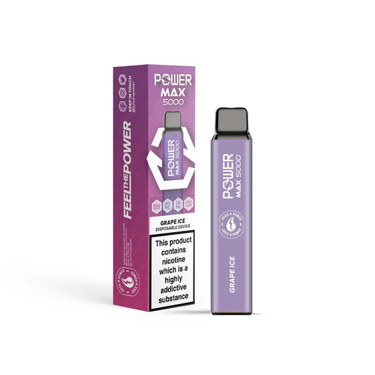 Power Max GRAPE ICE - Power Vape Shop