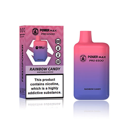 Power Max Pro 6500 Rainbow Candy - Power Vape Shop
