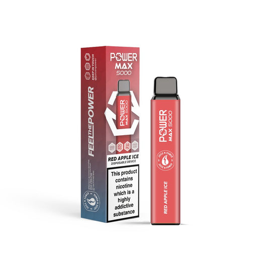 Power Max - RED APPLE ICE - Power Vape Shop