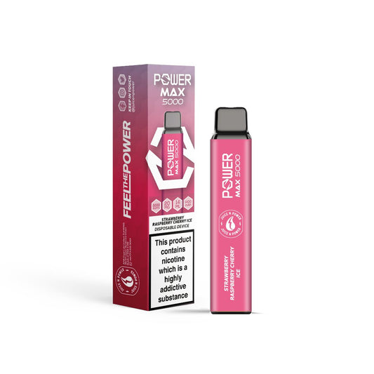 Power Max - STRAWBERRY RAS CHERRY ICE - Power Vape Shop
