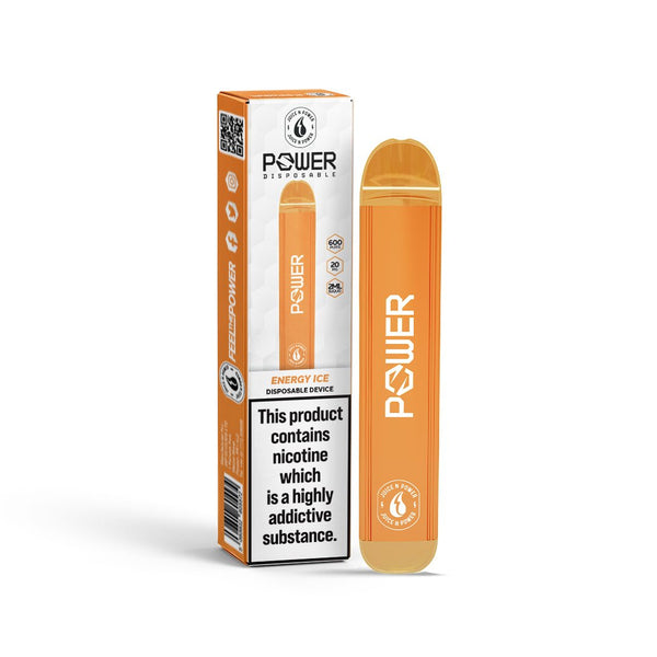 energy disposable vape Powerbar 600 puffs prefilled | Ice NO SHIP: PR Flavor:Fuji melon ice How Does a Disposable