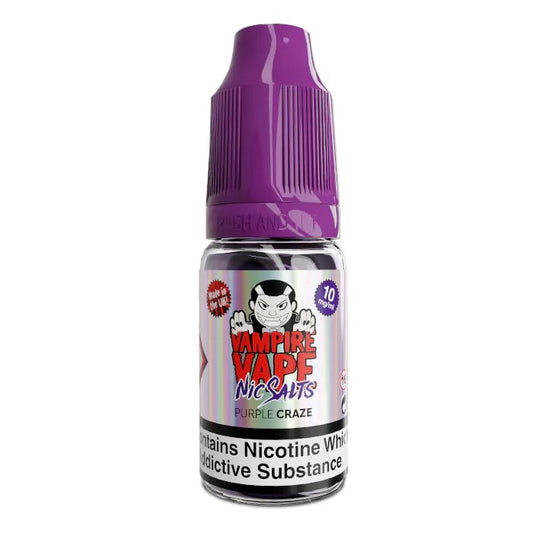 Purple Craze Ice Nic Salt E - Liquid by Vampire Vape 10ml - Power Vape Shop