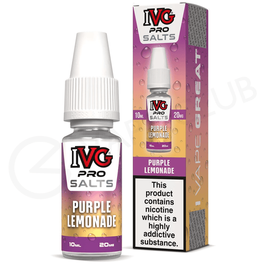 Purple Lemonade E-Liquid by IVG Pro Salts - Power Vape Shop