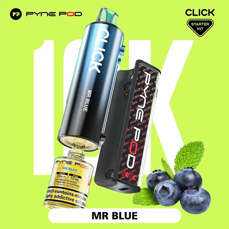 Pyne Pod Click 10K Puff Disposable Vape Kit - Power Vape Shop