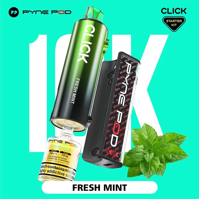 Pyne Pod Click 10K Puff Disposable Vape Kit - Power Vape Shop