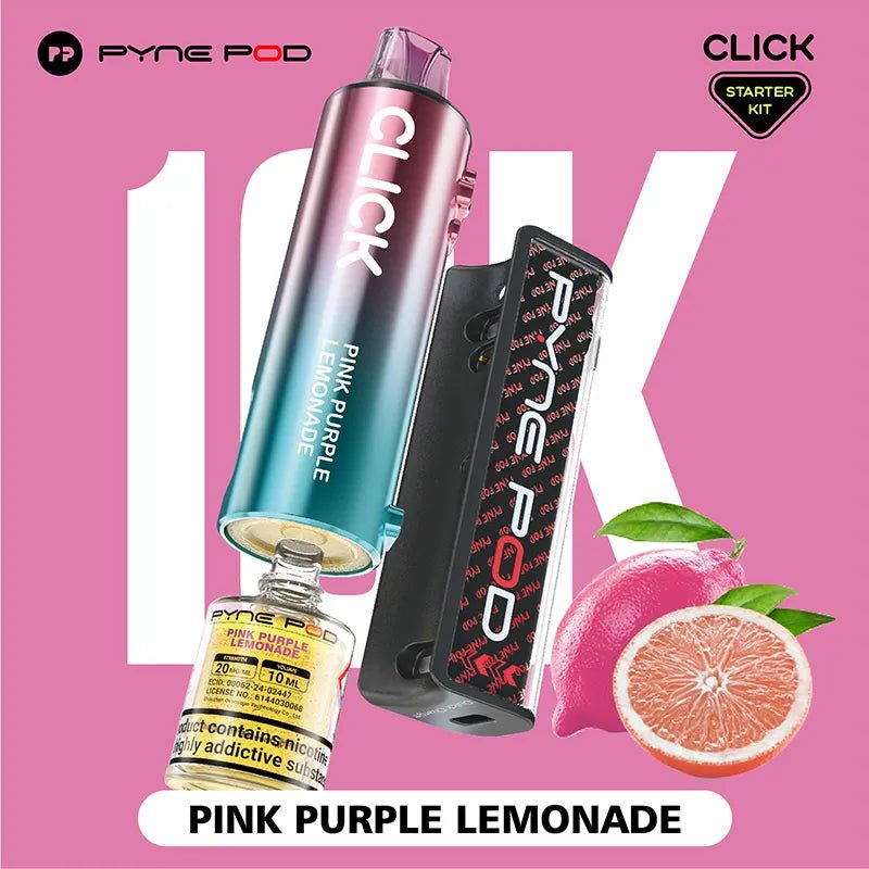 Pyne Pod Click 10K Puff Disposable Vape Kit - Power Vape Shop