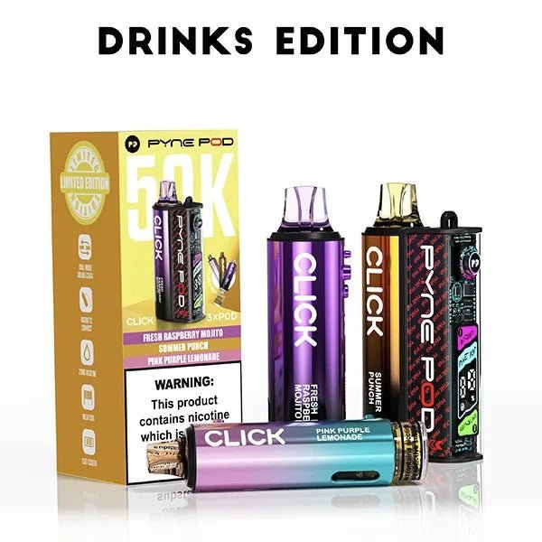 Pyne Pod Click 50k Prefilled Pod Kit - Power Vape Shop