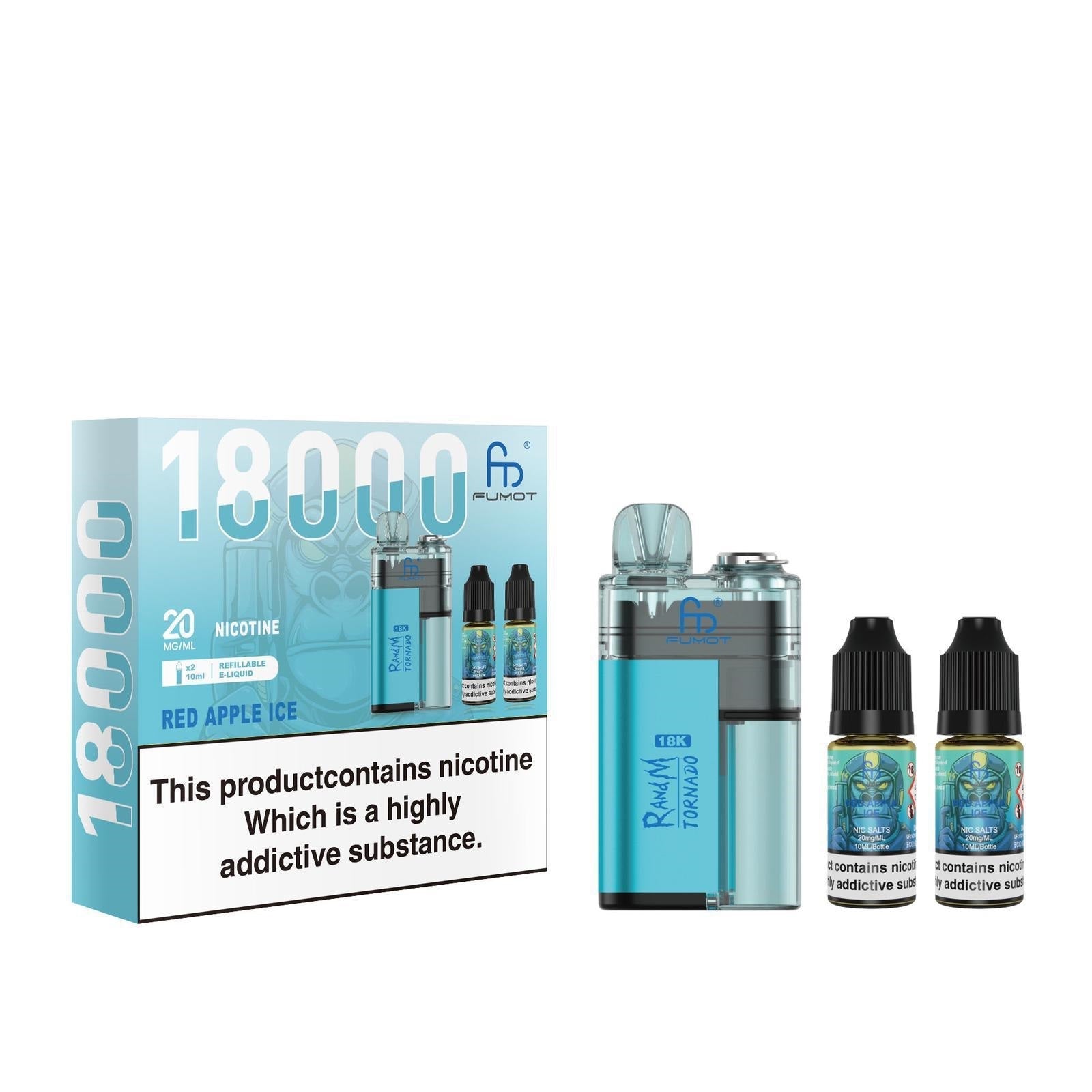 R and M Tornado 18000 Prefilled Pod Kit | 20mg Nicotine - Power Vape Shop