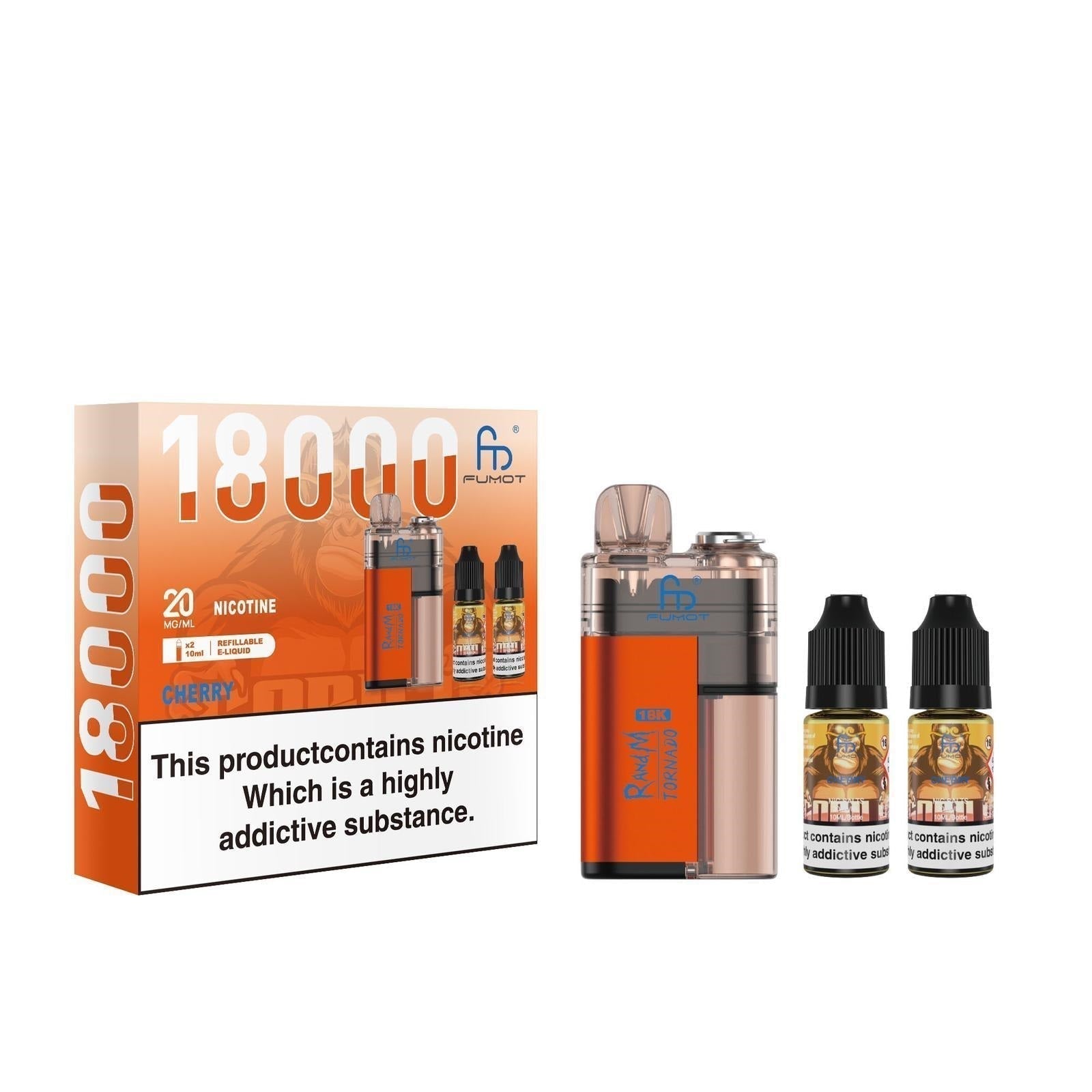 R and M Tornado 18000 Prefilled Pod Kit | 20mg Nicotine - Power Vape Shop