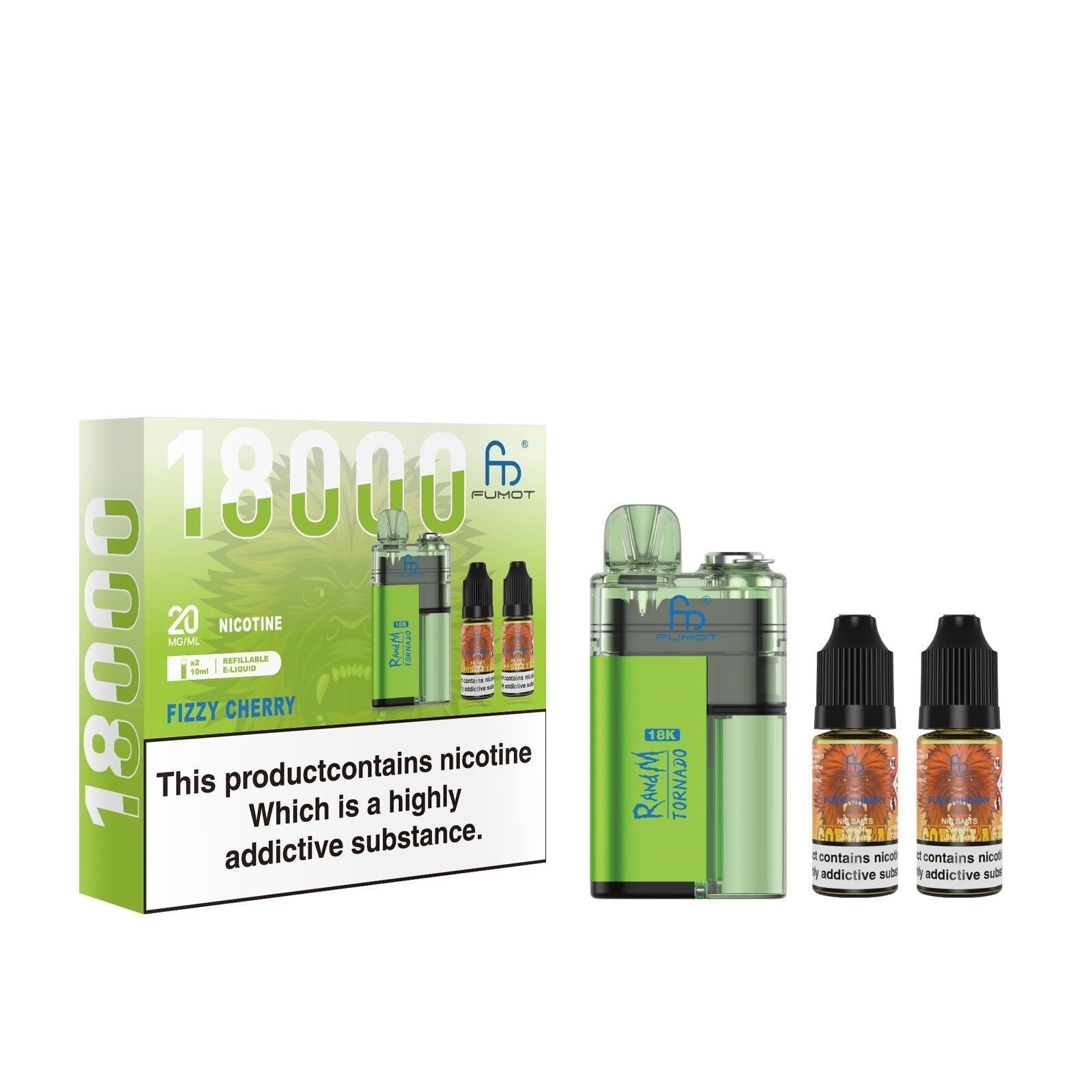 R and M Tornado 18000 Prefilled Pod Kit | 20mg Nicotine - Power Vape Shop