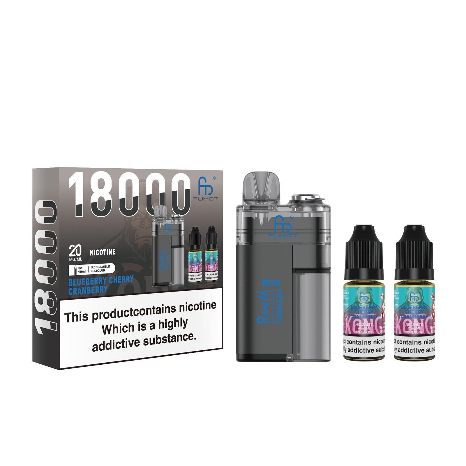 R and M Tornado 18000 Prefilled Pod Kit | 20mg Nicotine - Power Vape Shop