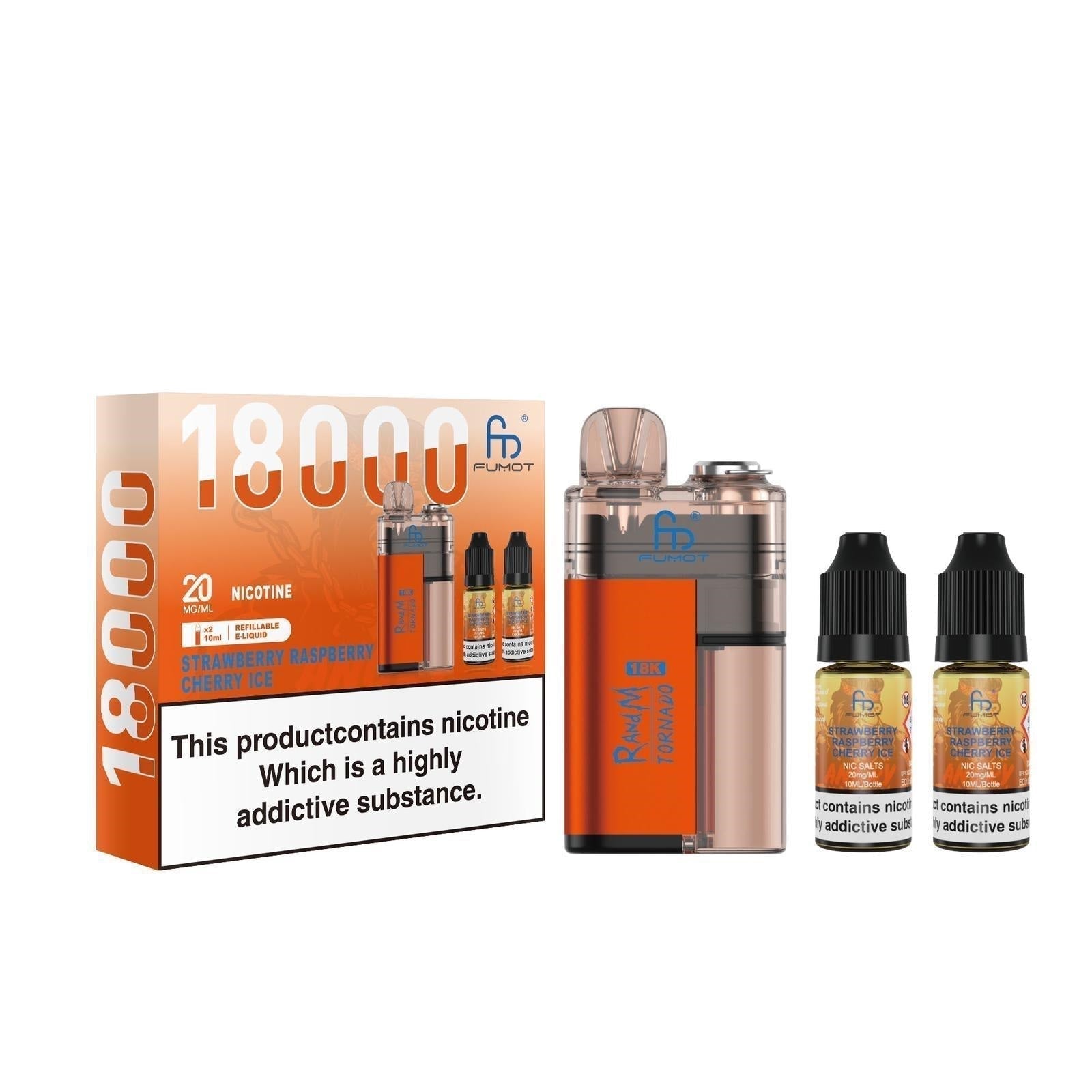 R and M Tornado 18000 Prefilled Pod Kit | 20mg Nicotine - Power Vape Shop