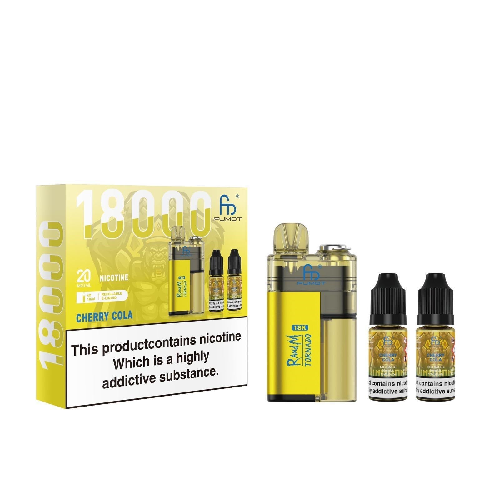 R and M Tornado 18000 Prefilled Pod Kit | 20mg Nicotine - Power Vape Shop