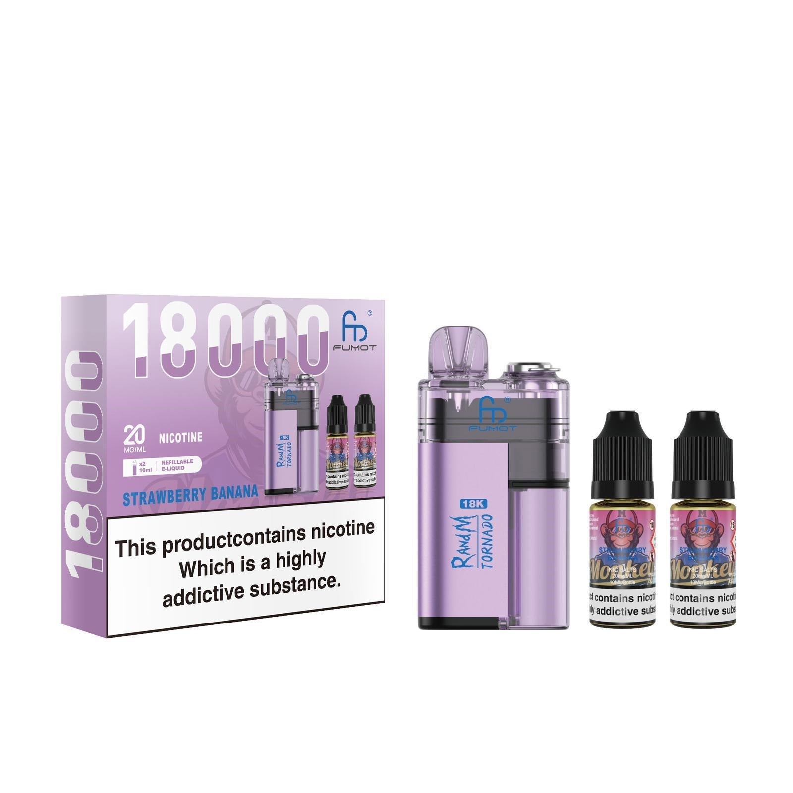 R and M Tornado 18000 Prefilled Pod Kit | 20mg Nicotine - Power Vape Shop