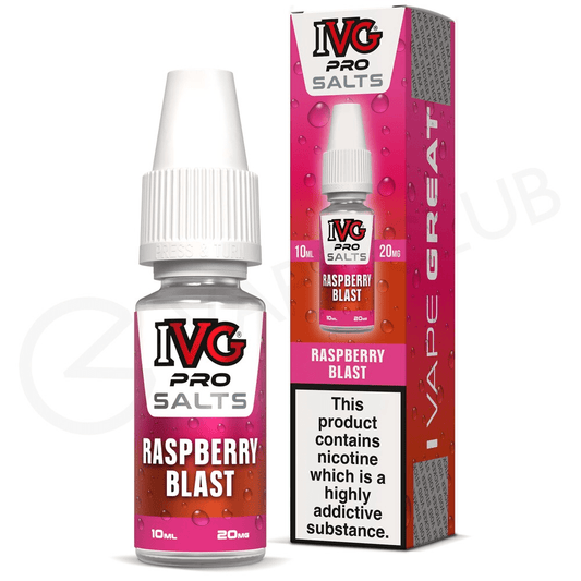 Raspberry Blast E-Liquid by IVG Pro Salts - Power Vape Shop