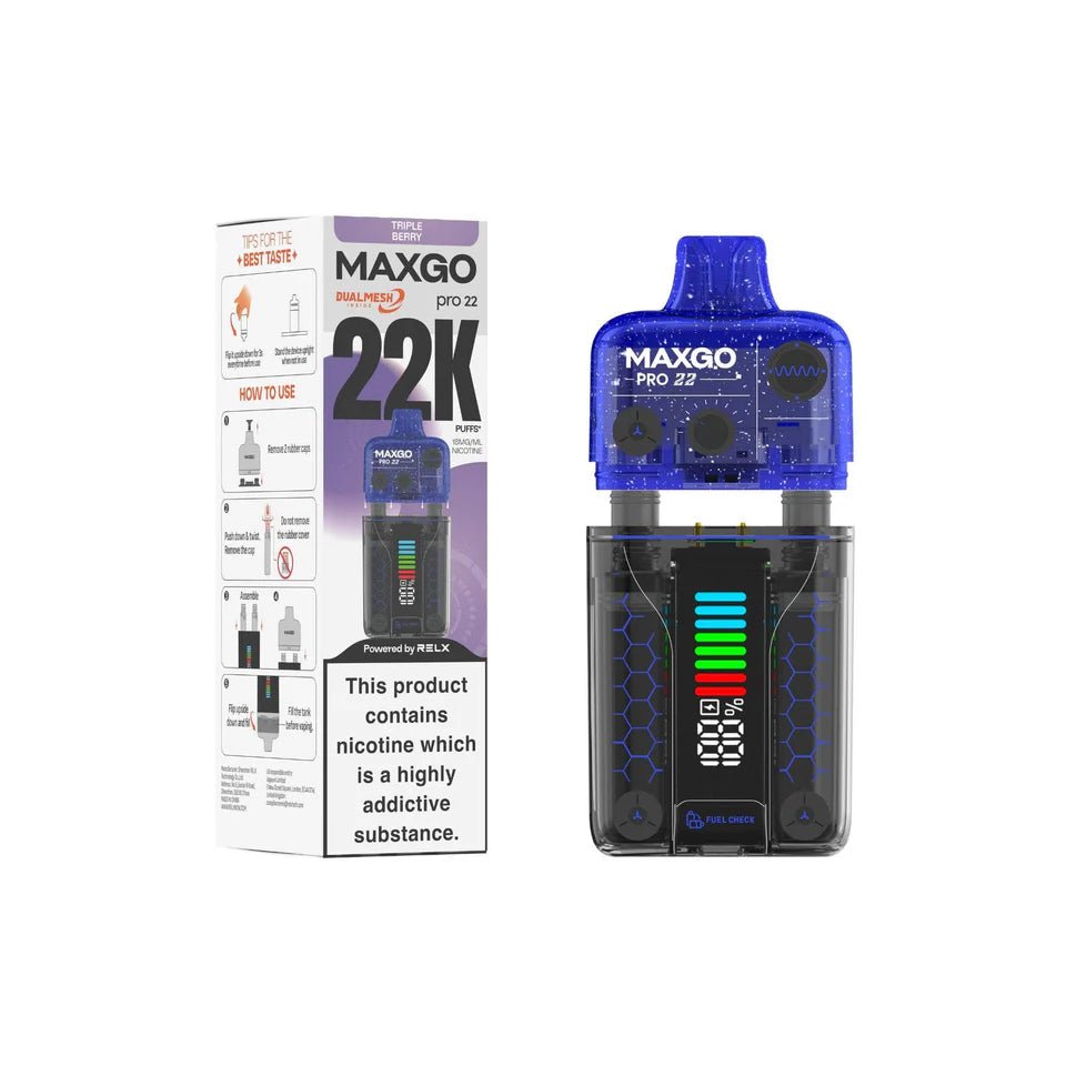 RELX Maxgo Pro 22000 Disposable Vape - Power Vape Shop