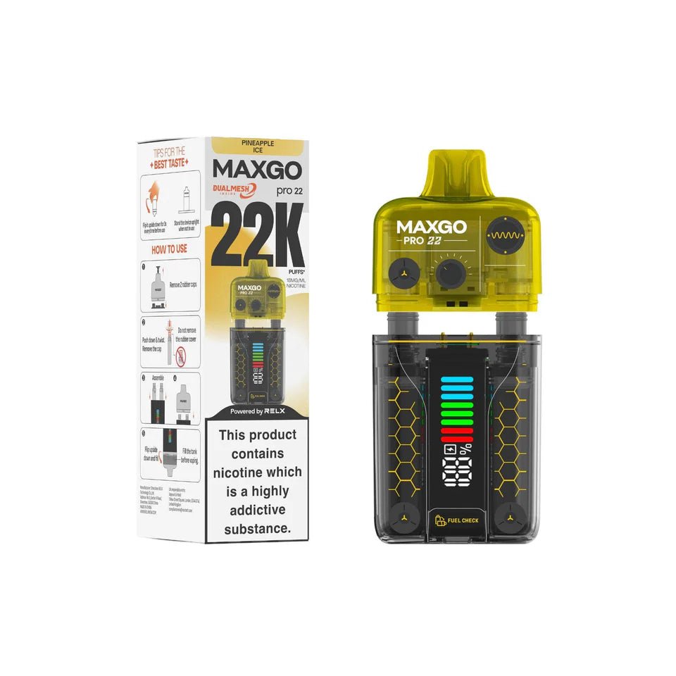 RELX Maxgo Pro 22000 Disposable Vape - Power Vape Shop