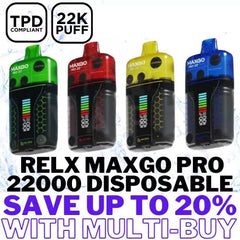 RELX Maxgo Pro 22000 Disposable Vape - Power Vape Shop