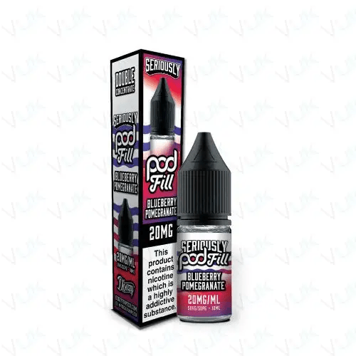 Seriously Pod Fill Blueberry Pomegranate Nic Salt - Power Vape Shop