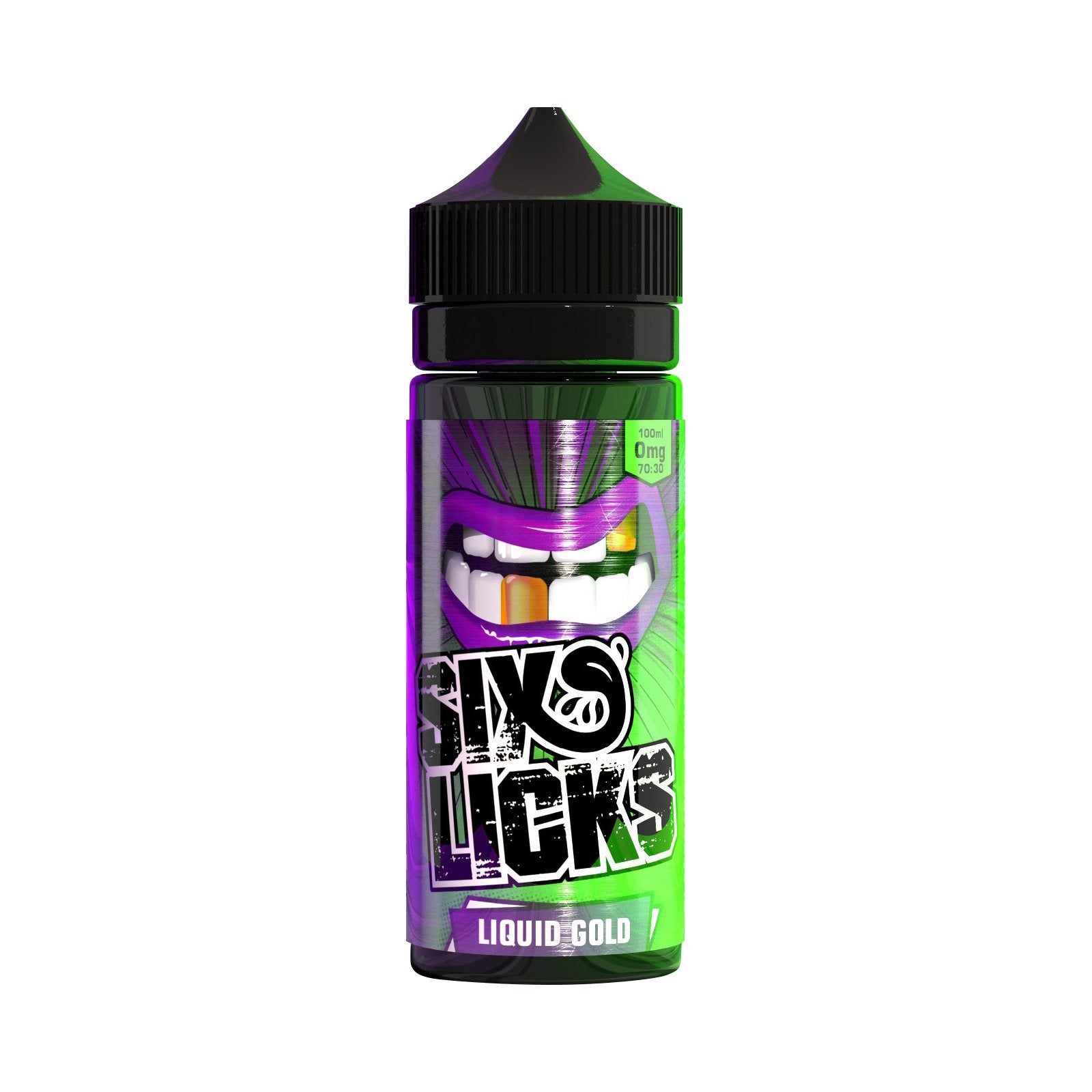 Six Licks 100ml Shortfill E-Liquid - Power Vape Shop