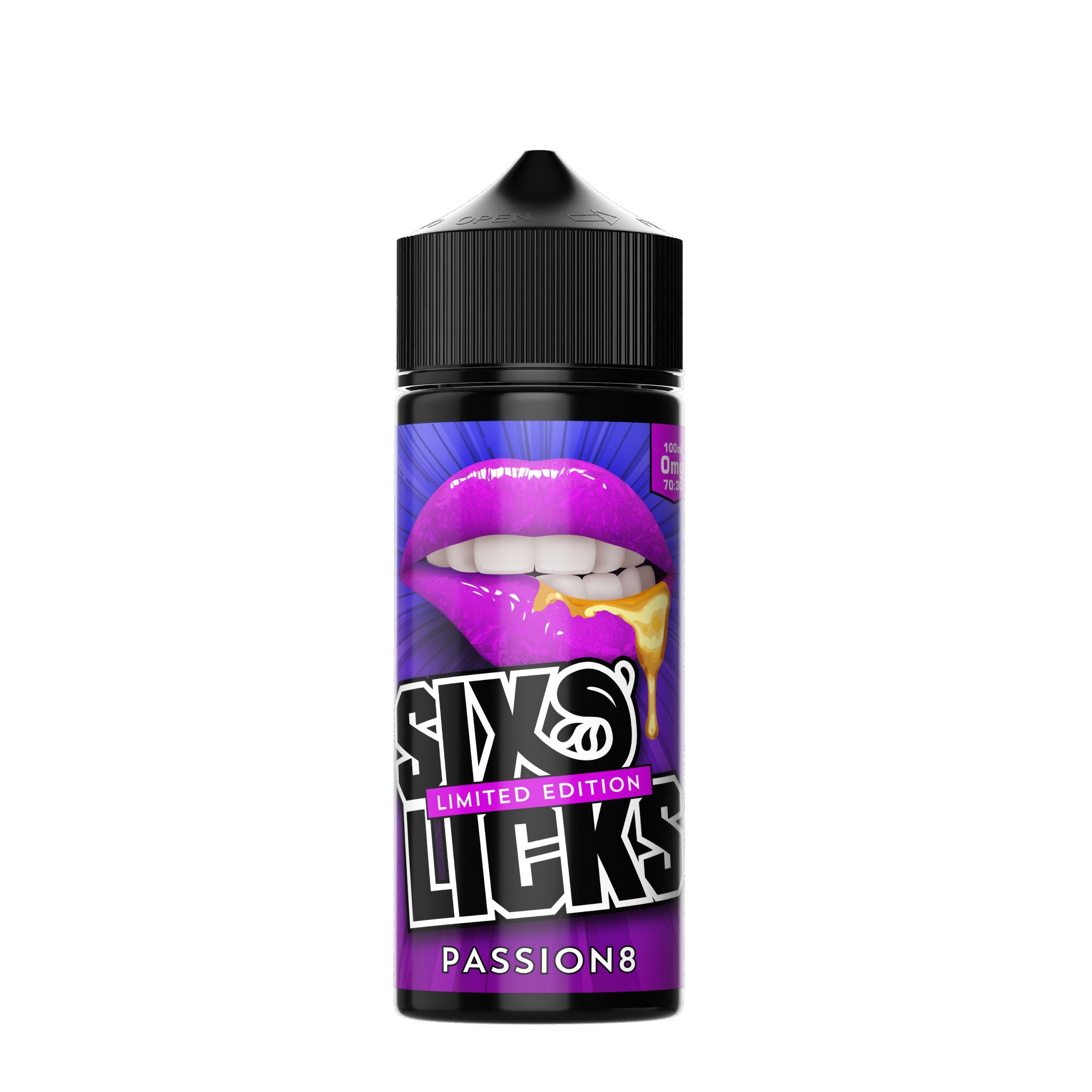 Six Licks 100ml Shortfill E-Liquid - Power Vape Shop