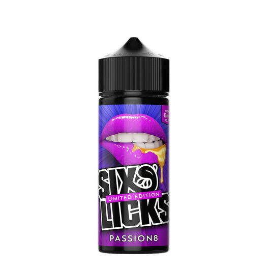 Six Licks 100ml Shortfill E-Liquid - Power Vape Shop