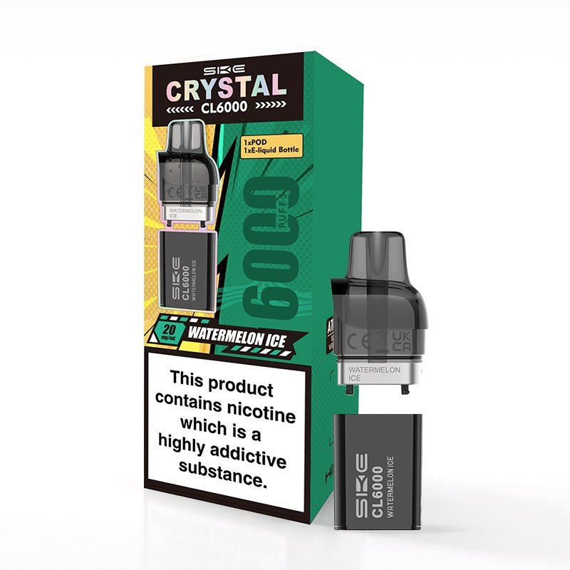 Ske Crystal CL6000 Prefilled Replacement Pods - Power Vape Shop