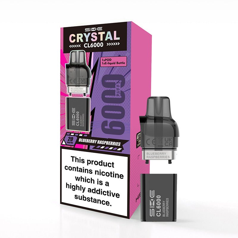 Ske Crystal CL6000 Prefilled Replacement Pods - Power Vape Shop