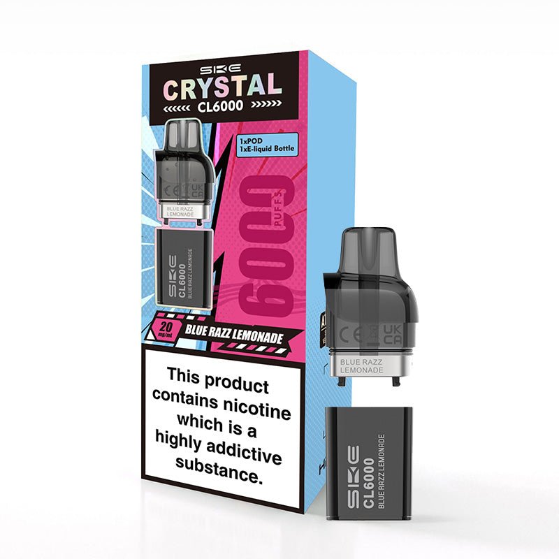 Ske Crystal CL6000 Prefilled Replacement Pods - Power Vape Shop