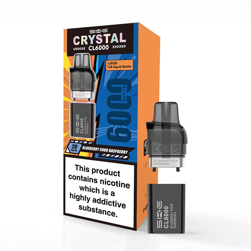 Ske Crystal CL6000 Prefilled Replacement Pods - Power Vape Shop
